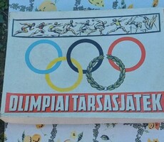 Oli﻿mpiai társasjáték az 1980-as évekből. Régi, retró társasjáték