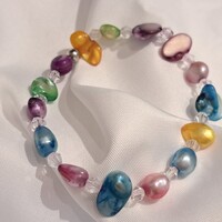 Édesvízi gyöngy karkötő.