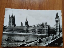 Anglia,  London, Parlament, Westminster híd, kb 1950-60-as évek