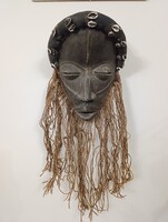 Antik afrikai maszk Dan népcsoport Libéria africká maska 406 5832