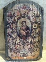 Vlagyimir Szűz apoteózisa” – orosz ikon Méret: 18×28 cm