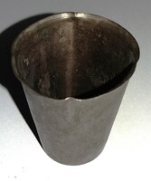 Antik ALPAKKA PICI PÁLINKÁS KUPICA mini pohár képek szerint 5 cm
