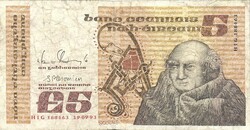 5 font pound pounds 1991 Írország M.F. Doyle és S.P. Cromien