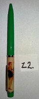 Nagyon szép állapotú PAX STRIP PEN - PIN UP glicerines "VETKŐZŐ CSAJOS"  GOLYÓSTOLL képek szerint Z2