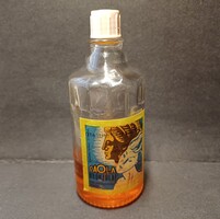 Retro CAOLA Bronzolaj üveg palack - 70es évekből