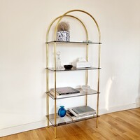 Vintage füstüveg polc, nagyobb méret, LV 905