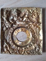 Régi képóra réz előlap