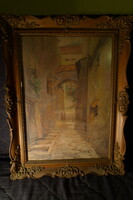 Barna Ilona Utca Passauban aquarell