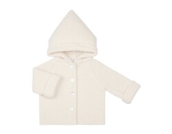 100 % bio merino gyapjú kapucnis kardigán