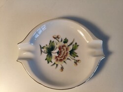 Hollóházi porcelán hamutál