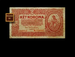 CSILLAGOZOTT SORSZÁMÚ 2 KORONA - 1920-BÓL