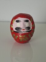 Japán Daruma Doll papírmasé figura 6.5 cm