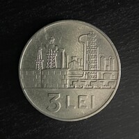 Romania - 3 lei - 1966 coin