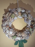 Kézműves fali dísz természetes anyagokból