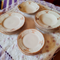 Álomszép Bernadotte étkészlet 18 + 1 db, vitrin állapotban