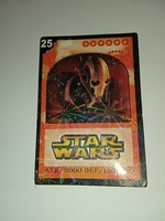 Star Wars gyűjthető kártya, amelyen Grievous tábornok látható
