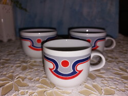 Alföldi Bella, menza mintás porcelán teás és kávés csészék