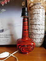 Retro kerámia lámpatest - Massányi Löfler Ildikó