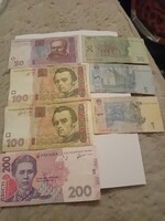 Ukrán papírpénzek