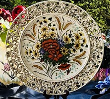 Josef Steidl  Znaim nagy méretű fali tányér ..37,5 cm