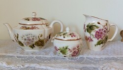 Antik Zsolnay fajansz szervírozók családi pecséttel