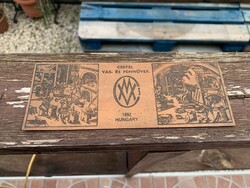 Csepel Vas- és Fémműveket azonosító.