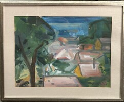 Nagybányai Nagy Zoltàn (1904-1981) Tájkép