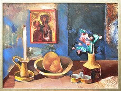 Tardi Sándor „Csendélet kenyérrel és sóval”