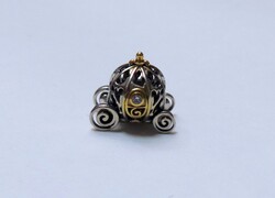 Disney 100 évfordulós Hamupipőke tökhintója - Pandora ezüst charm