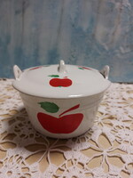 Gránit almás cukor, só tartó, fűszertartó fedéllel