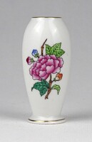 1Y263 Régi eton mintás Herendi porcelán mini váza díszváza 6.6 cm