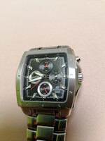 Casio Edifice férfi karóra nagyon ritka 4 segédkörös számlappal