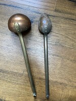 Réz szedőkanál szett eladó