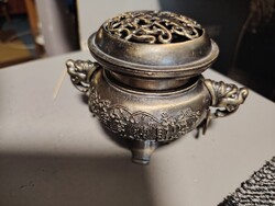 Kínai tradicionális antik Foo kutyás füstölő tartó