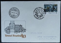 FF3560 / 1983 Budapesti Tavaszi Fesztivál bélyeg FDC-n