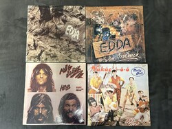 Retro vinyl / bakelit lemezek - Edda; Hobo Blues Band; Dolly Roll