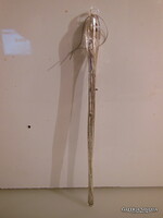 KARÁCSONYFADÍSZ - 30 cm - ÜVEG - JÉGCSAP - 30 x 2 cm - FONCSOROZOTT - HIBÁTLAN