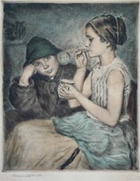 Glatz Oszkár „Szappanbuborék-fújók”
