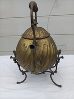 Régi, Patinás Réz Teafőző / Szamovár – Csodás Dekoráció!