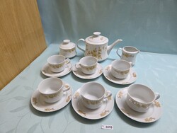 T3099 Alföldi kapucsinós vagy teás szett Ritka mintával
