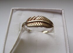 Ezüst toll gyűrű, - új!