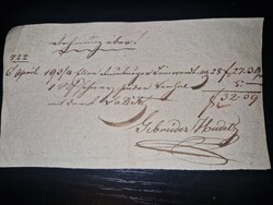 1922, Pest, német nyelvű nyugta 28 aranyforintról