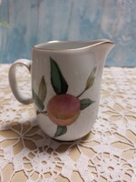 Royal Worcester Evesham finomporcelán gyönyörű gyümölcsös tejes, tejszínes, citromlés kiöntő