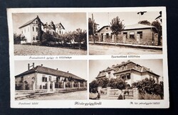 Hévíz-gyógyfürdő,Postatiszt,Rendészet,Pénzügyőr,Ipartestület üdülő látkép képeslap