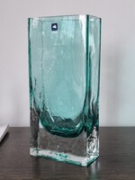 Leonardo művészi design üvegváza, egyedi kézműves tárgy- 20 cm