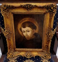 Szent Miklós portré az 1800as évek első feléből