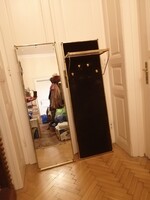 2 részes előszoba fal, réz keretekben. Szélesség 2x48 cm, magasság 2x148 cm nagyon elegáns, dekoratí