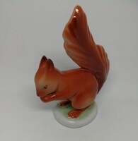 Hollóházi porcelán mókus,retró!