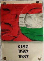 "Kisz" plakát jó állapotban.