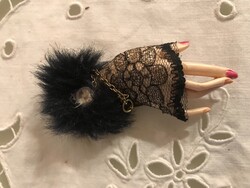 VINTAGE - BROSS - 8 x 3,5 cm - FRANCIA - RETRO - MŰGYANTA - CSIPKE - TOLL-  - HIBÁTLAN